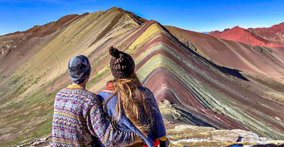 Montanha de 7 cores como casal