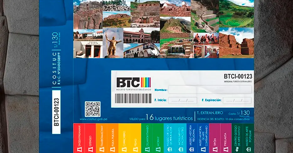 Ingresso geral para visitar os sítios arqueológicos, museus e centros de arte de Cusco