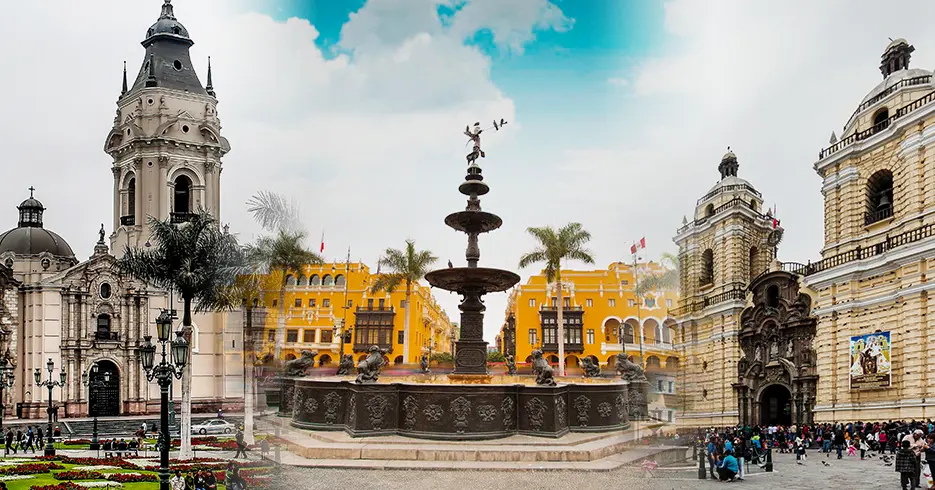 O que fazer em Lima e arredores, centro histórico, catedral, fonte do centro de Lima e convento de San Francisco