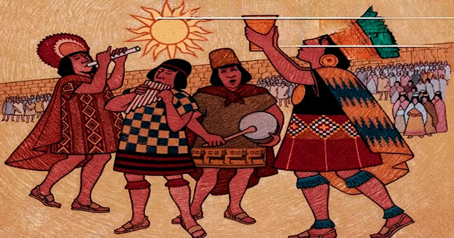 Inti Raymi na época dos Incas, festival do sol