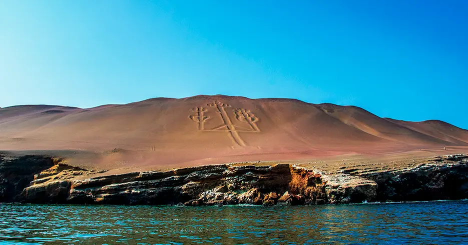 lustre nas Ilhas Ballestas, Peru