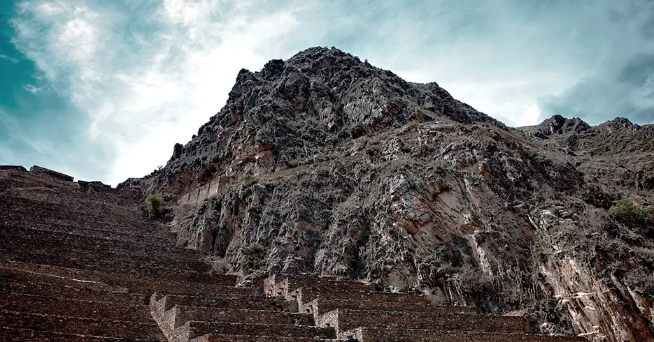 centro arqueológico de ollantaytambo em cusco peru