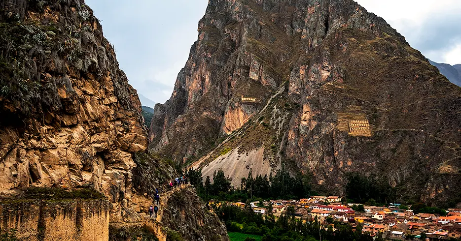 Ollantaytambo no Vale Sagrado dos Incas, incluído no bilhete turístico Cusco