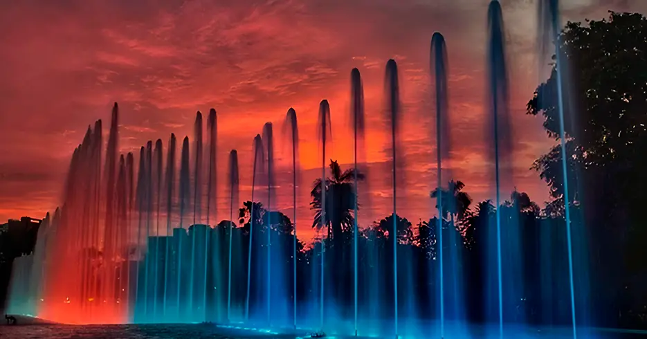 Parques en Lima - Circuito Mágico das Águas, show de fontes coloridas