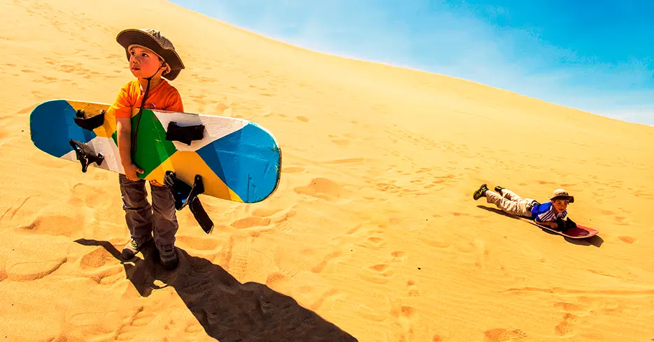 Viajando para o Peru com crianças, Ica e Huacachina