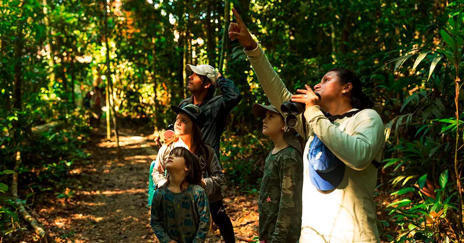 Viajando para o Peru com crianças na selva peruana