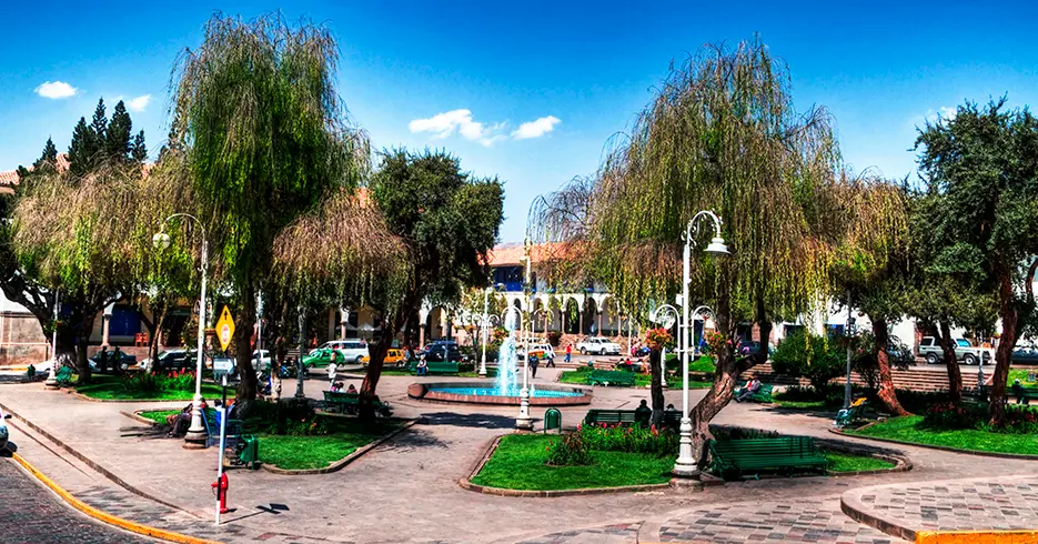 Praça Regocijo perto da Plaza de Armas de Cusco