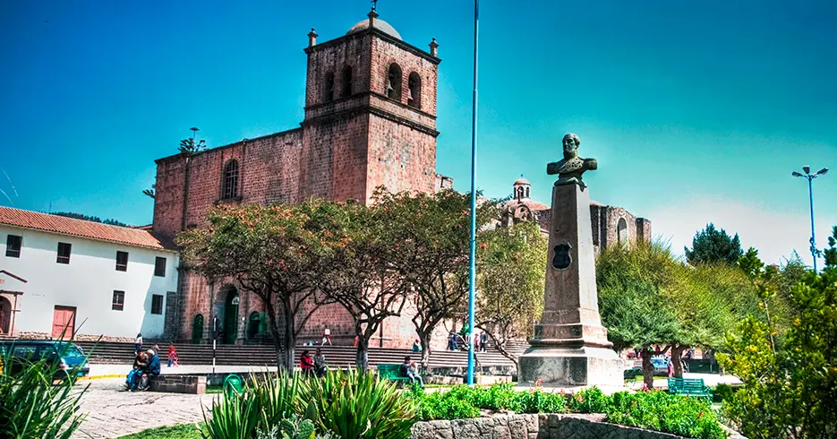 Plaza San Francisco perto da Plaza de Armas em Cusco