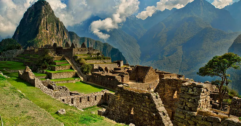 chegada em machu picchu, trilha salkantay
