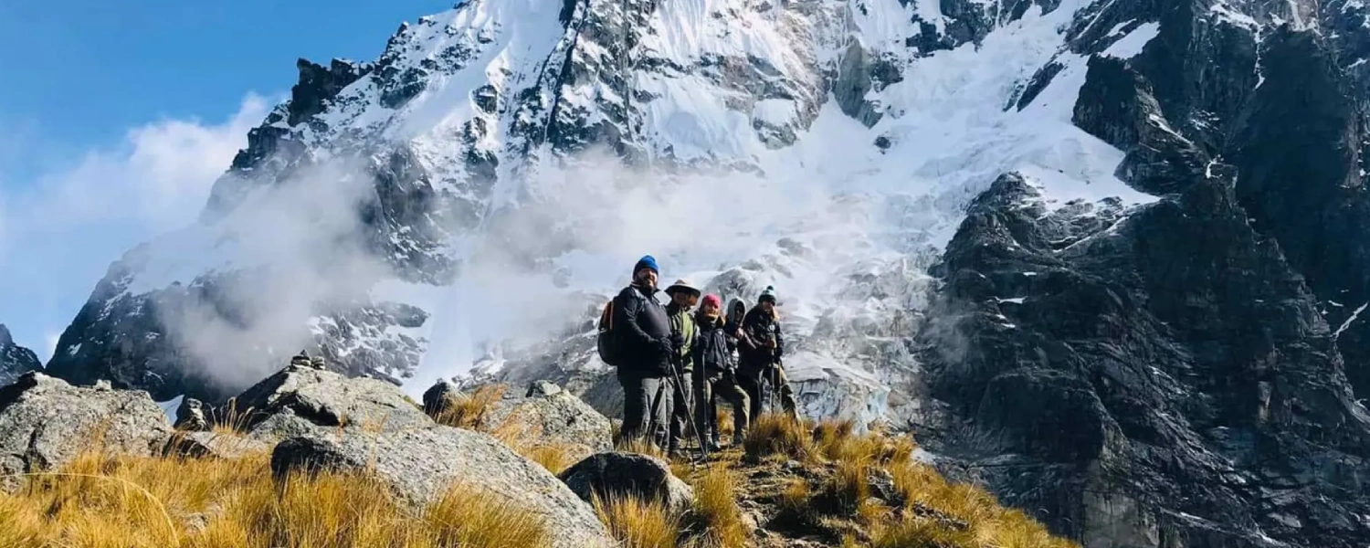A point near the Salcantay Pass, starting from Soraypampa.