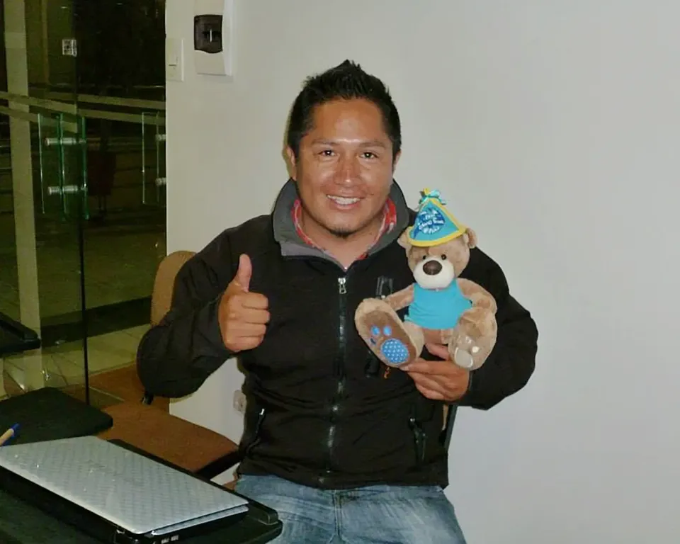 Our founder, years ago
