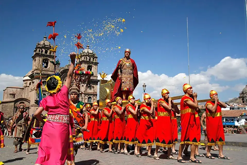 Inti Raymi ceremony at Sacsayhuaman