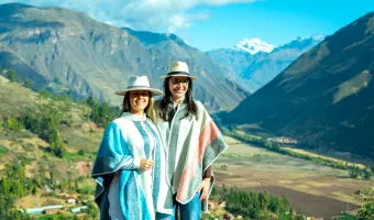 Sacred Valley landscape and mountains.