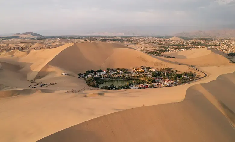 Oasis of Huacachina in Ica